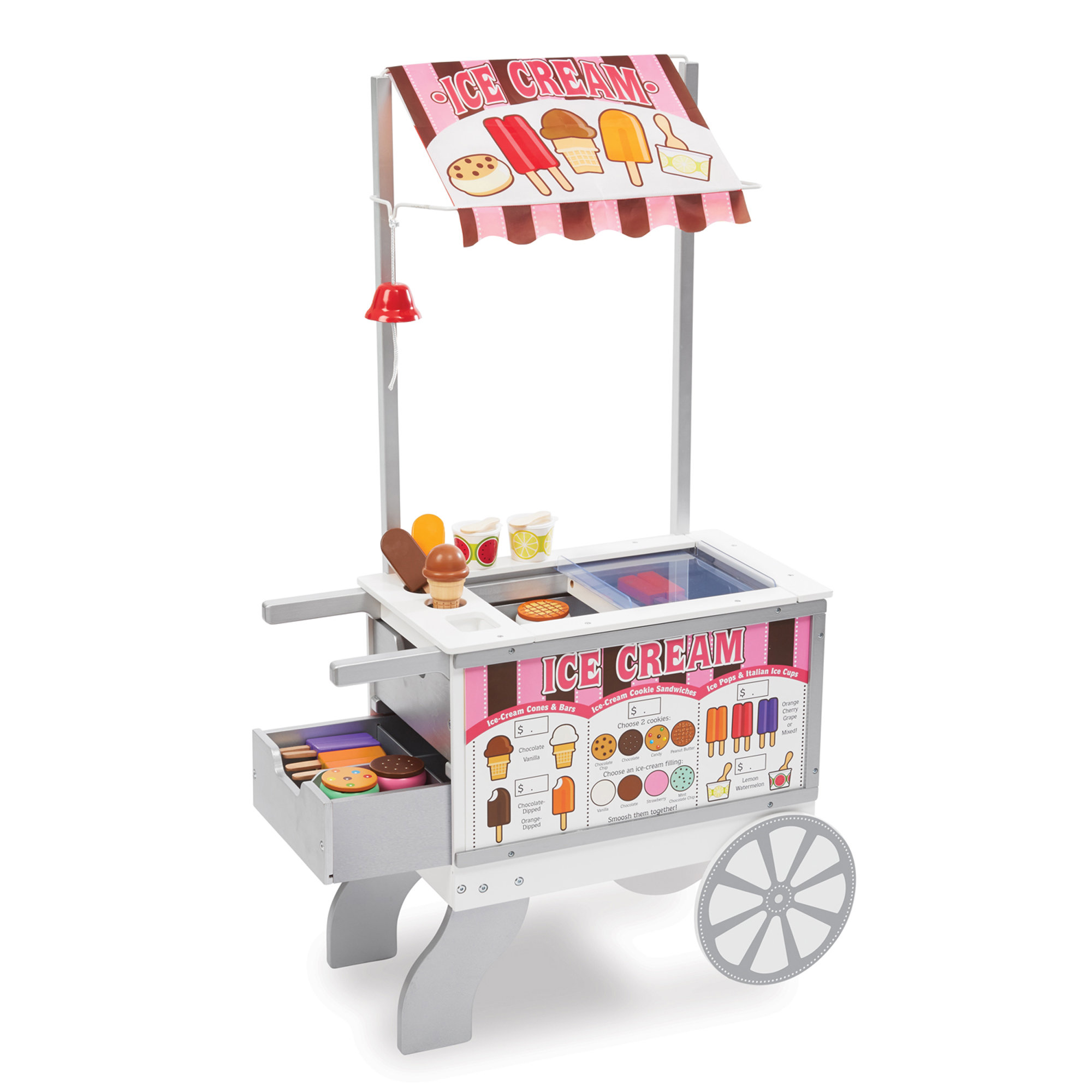 Melissa Doug Snacks Sweets Food Cart